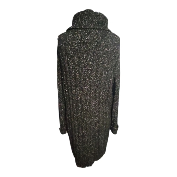 Banana Republic Heritage, Black Turtle Neck Sweater Dress, Size Medium - Picture 2 of 4